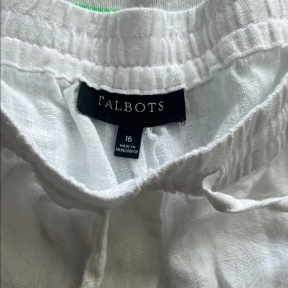 Talbots linen White Pants - Picture 9 of 14